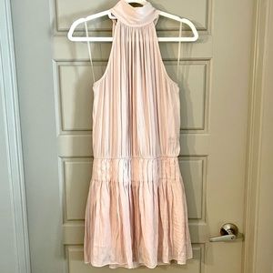 DO + BE Halter Dress in Light Pink